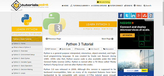 10 Resources to Learn Python 3. Developers have been falling in love ...
