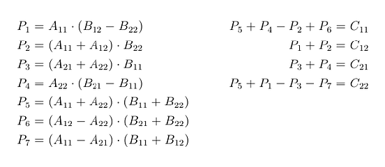 Strassen Matrix Multiplication | C++ | The Startup