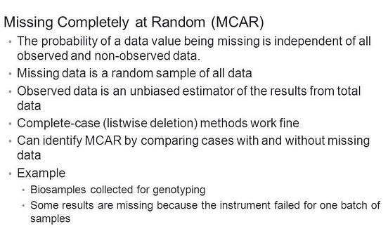 Different Types Of Missing Data.. Missing Data Are One Of The Common ...