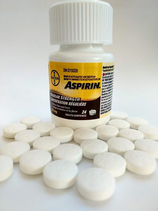 Aspirin or Nitroglycerin For a Heart Attack Victim? by Gill McCulloch