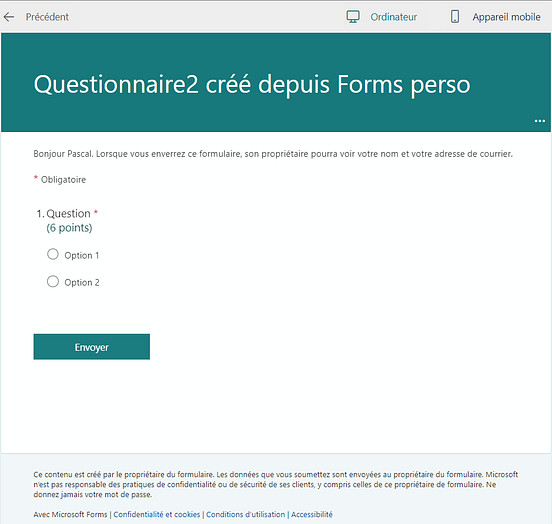 4. Microsoft Forms. Questionnaires et formulaires… by Pascal Kotté