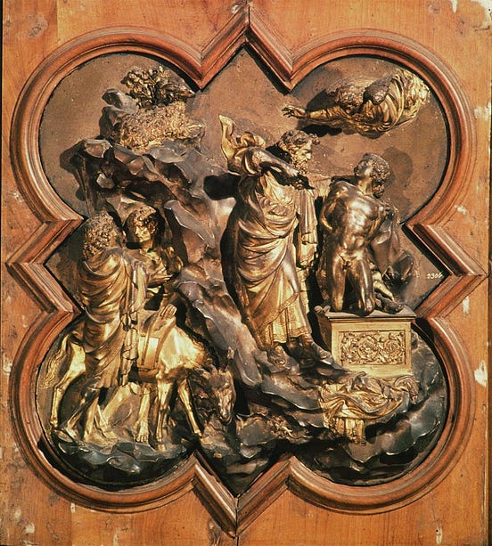 The Sacrifice of Isaac, by Filippo Brunelleschi & Lorenzo Ghiberti | by ...