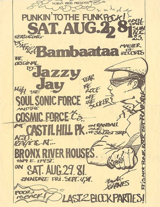 These handmade flyers from the earliest days of hip-hop advertise parties with rap’s biggest ...