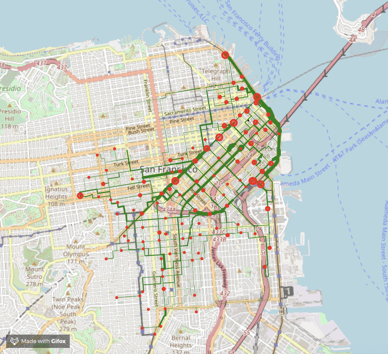 ford go bikes map