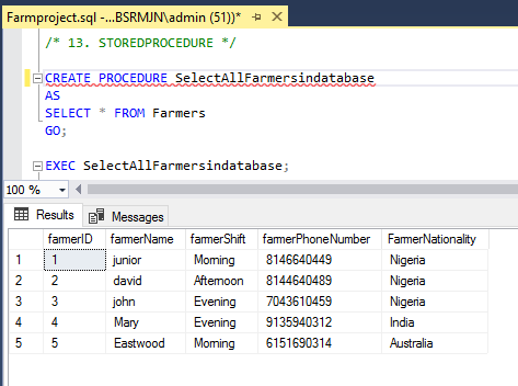 SQL PART 1: Using SQL to build a real life farm management database in ...