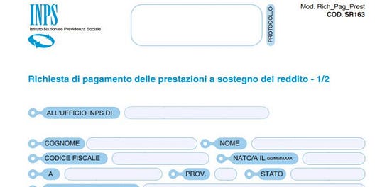 Il modulo SR163 Inps: il modello Inps per l’erogazione delle