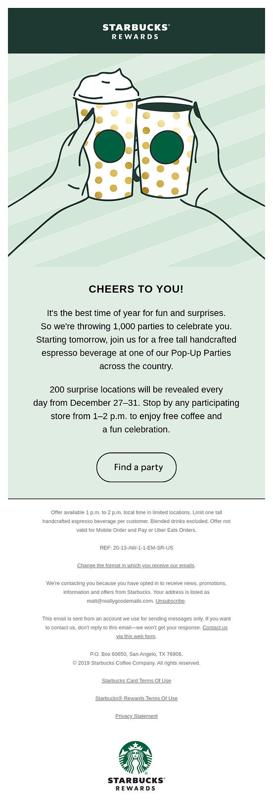 7 Best Email Design Inspiration From Starbucks by Lira Mail Medium