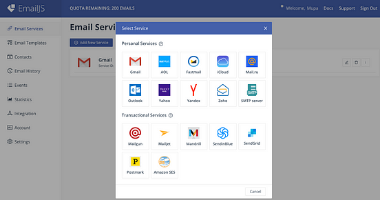 How to build a contact form in react that sends emails using emailjs by mupa m mbetsa nzaphila 