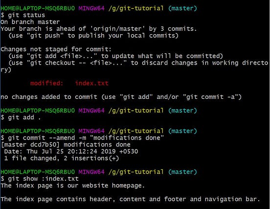 What is git commit, push, pull, log, aliases, fetch, config & clone ...