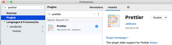 prettier webstorm prettier webstorm