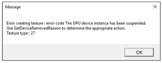 Win: How to fix a “GPU device instance has been suspended” error ...