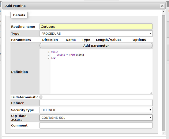 Create and Execute Stored Procedure in PHPMyAdmin | by Nishit Maheta ...