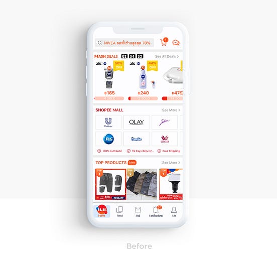 Redesigning an e-commerce app for Shopee — a UX case study | by Sept ...