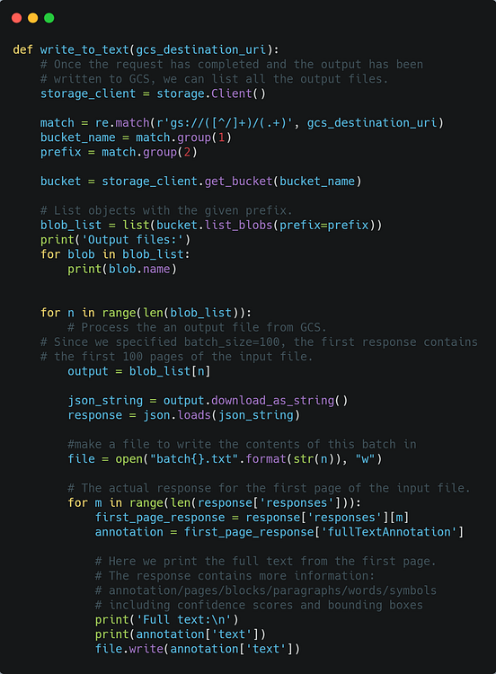 How to Extract the Text from PDFs Using Python and the Google Cloud ...