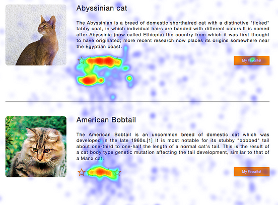 heat map vs click map heat map vs click map