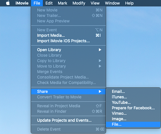 imovie timelapse