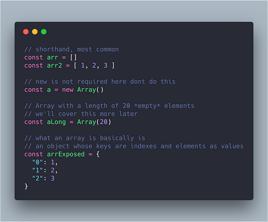 JavaScript Essentials: Arrays. Essentials is a series that covers the ...