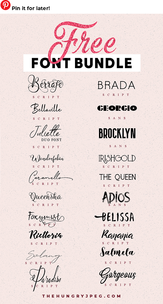 From Script to Slabs, All These Free Fonts Come With Commercial License ...