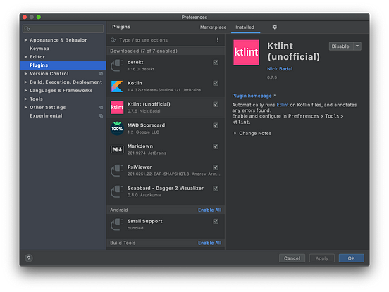detekt android studio plugin detekt android studio plugin
