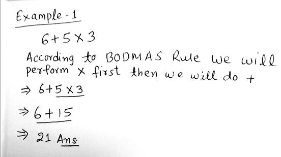 BODMAS Rule in maths. BODMAS Rule is basic rule in maths… | by Sushil