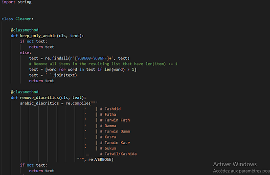 Cleaning and preparing Data NLTK: The Natural Language Toolkit(Arabic ...