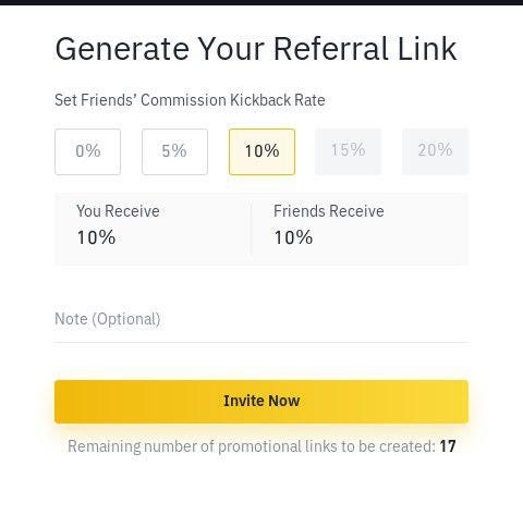 binance referral code benefits