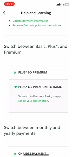 evernote subscription refund evernote subscription refund