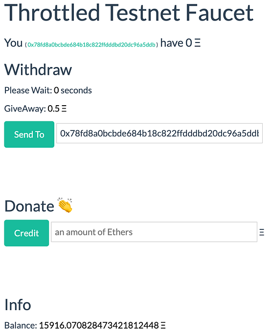New Ethereum Ropsten Faucet by Edward Hall B9lab blog