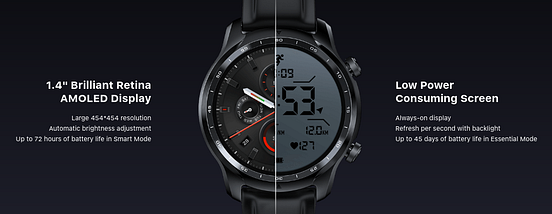ticwatch pro size comparison