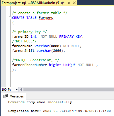 SQL PART 1: Using SQL to build a real life farm management database in ...