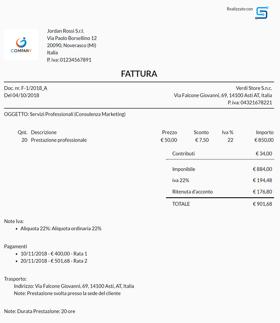 Fattura la guida completa. Tutto ciò