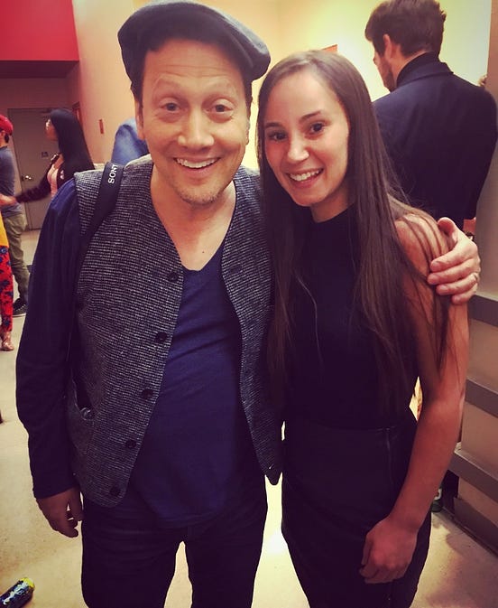 Hollywood Actress Shelby Adamowsky attends Montclair State University