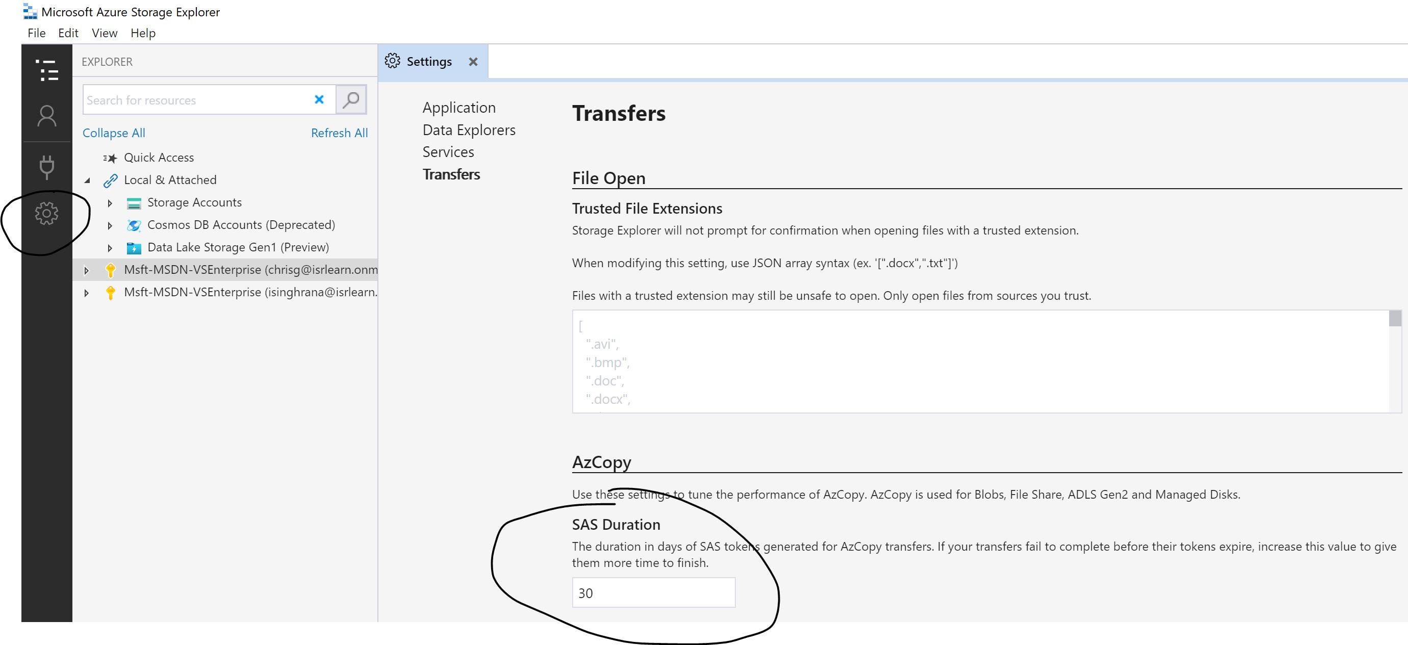 Azure Table Explorer