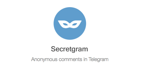 There S An Anonymous Chat To Blogging Tool On Telegram Here S How To Use It By Paul Bradshaw Medium