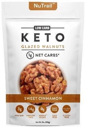 best keto diet snacks nutrail glazed walnuts