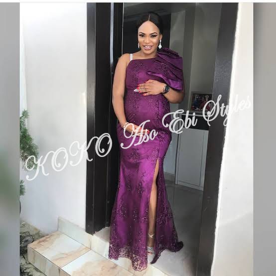 aso ebi for pregnant ladies