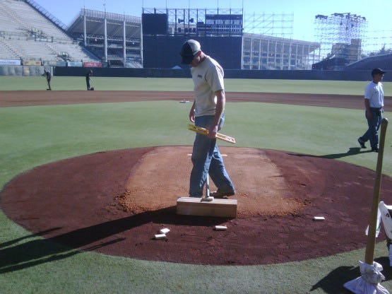 How to Build a Professional Pitcher's Mound | by MLB.com/blogs | MURRAY  COOK'S FIELD & BALLPARK BLOG