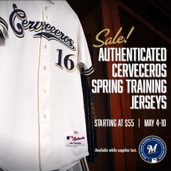 brewers cerveceros jersey