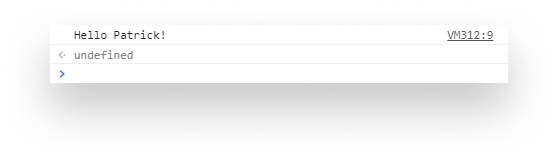 console logging decorated function call