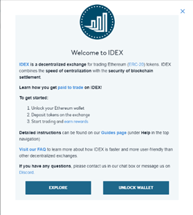 Connecting To Idex For Beginners Including Setting Up Wallets By Charles Adams Zero Carbon Project Medium