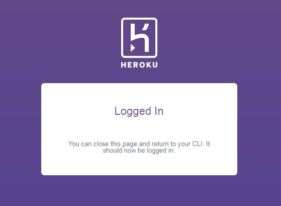 Logged in status