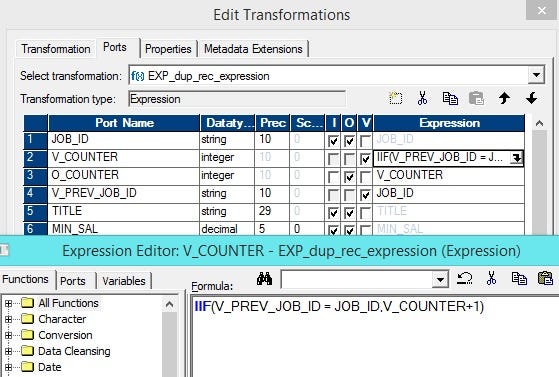 How to remove duplicate records using Expression in Informatica Power  Center | by Kvt | Medium