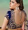 Maggam Work Simple Design With Silver Embroidery