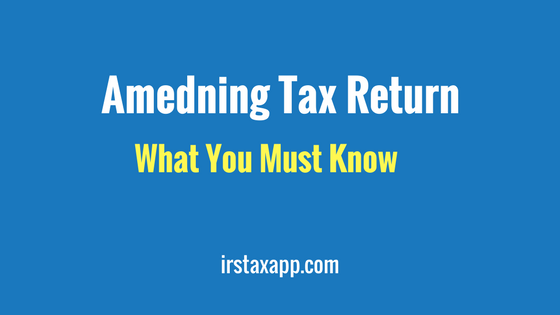 Amending Tax Return What You Need To Know Prashant Thakur