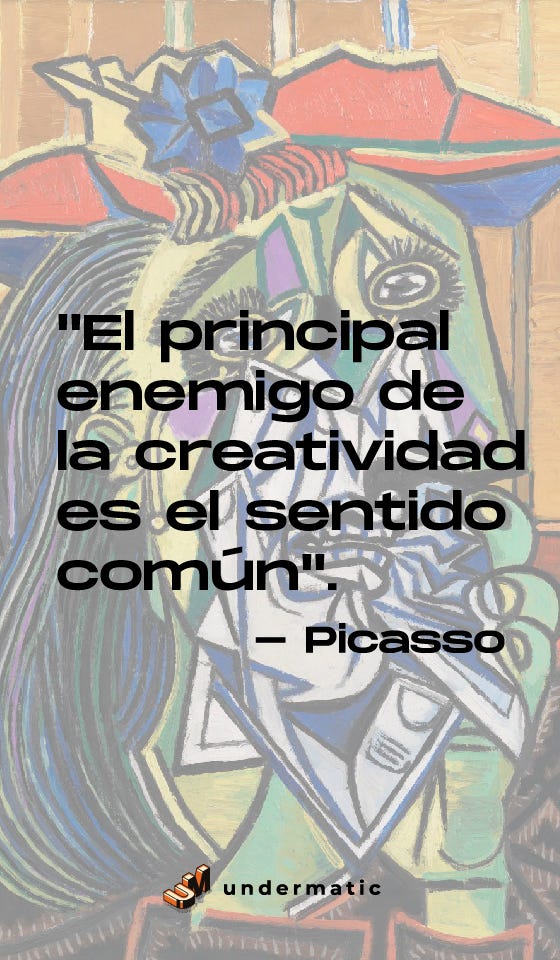 10 frases inspiradoras de Pablo Picasso sobre la vida y el arte | by  Undermatic | Medium