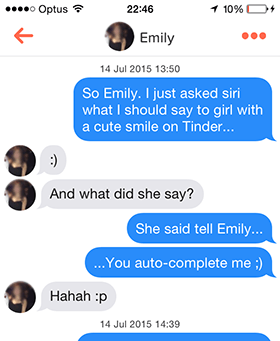 Sex msg tinder