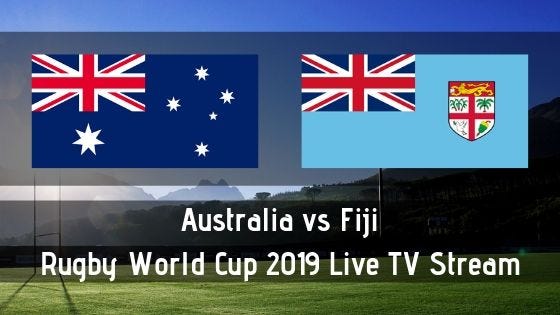 Fiji vs Australia Rugby World Cup 2019 Live