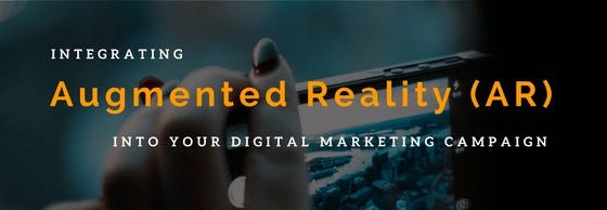 Integrate AR to Digital Marketing