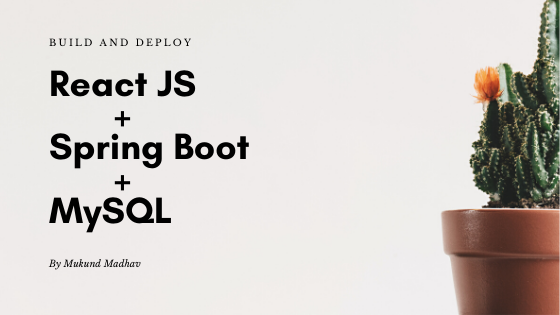 spring boot and react js
